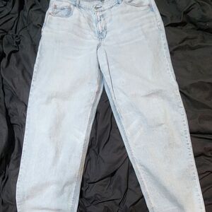 American Eagle Outfitters Light Blue High-Rise Jeans